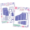 Card Making Magic Complete A5 Card & Box Kit & Rectangular Nested Die Set Bundle