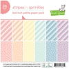 Lawn Fawn 6in x 6in Paper Stripes 