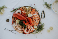 Seafood Lunch for Two Along The River Dart