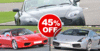 Triple Supercar Drive,  Was £179,  Now £99