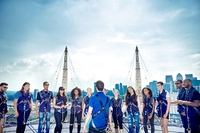 Up at The O2 and 3 Course Meal with Sparkling Wine at Café Rouge for Two - Weekday