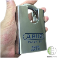 Abus 80mm CEN-6 Hardened Steel Closed Shackle Padlock