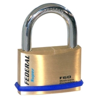 Federal 60F Solid Brass Padlocks