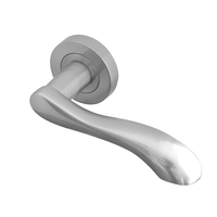 Jedo Gamma Door Handle on Round Rose