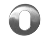 LocksOnline Blank Stainless Steel Oval Escutcheon