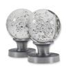 LocksOnline Bubble Glass Mortice Door Knob Set