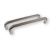 LocksOnline D Shaped Back to Back Satin Stainless Steel Door Pull Handles - 22mm Bar