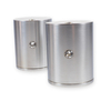 LocksOnline Double Crystal Cylindrical Mortice Door Knob Set with Swarovski Elements