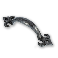 LocksOnline "Fleur de Lys" Pewter Door Pull Handle