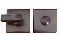 LocksOnline "Kubus" Square Bathroom Door Lock Set