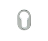 LocksOnline Minimal Flush Fit Euro Profile Oval Escutcheon