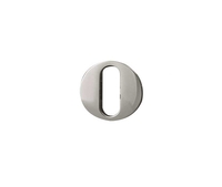 LocksOnline Minimal Flush Fit Round Keyhole Escutcheon