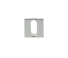 LocksOnline Minimal Flush Fit Square Keyhole Escutcheon