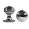 LocksOnline Reeded Rim Door Knob Set
