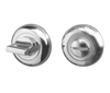 LocksOnline Round Bevelled Bathroom Door Lock Set