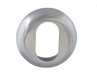 LocksOnline Round Bevelled Oval Profile Escutcheon