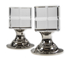 LocksOnline Rubic Glass Mortice Door Knob Set