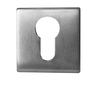 LocksOnline Square Euro Profile Stainless Steel Escutcheon