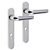 Mila Supa 92 PZ Weather Resistant uPVC Handles - 240mm (210mm fixings)