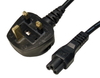 10m Cloverleaf Mains Power Lead C5 to UK