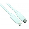 1.5m USB C toC to Cable White USB 3.1 10Gbps 100W (20V 5A)