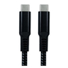 1m USB C Cable Braided Jacket Black USB 3.1 with 100W PD