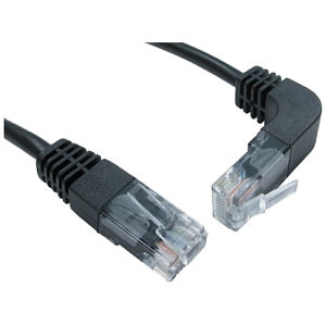 Right Angle Network Cable 90 Degree Up