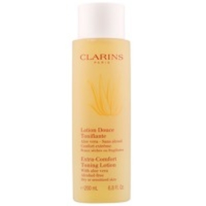 Clarins Cleansers and Toners Extra-Comfort Toning Lotion with Aloe Vera Alcohol-Free Dry/Sensitized Skin 200ml / 6.8 fl.oz.