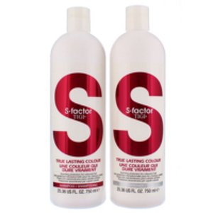 TIGI S-Factor True Lasting Colour Tween Set - Shampoo 750ml and Conditioner 750ml