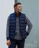 100% Recycled Navy Quilted Gilet L