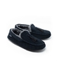 Black Grey Check Tasseled Mule Slippers 10
