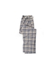 Black Grey Mustard Check Brushed Cotton Lounge Pants XL