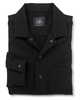 Black Half Button Collared Sweatshirt M