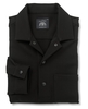 Black Half Button Collared Sweatshirt S