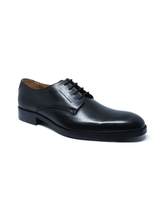 Black Leather Derby Shoes 8.5