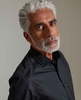 Black Stretch Cotton Slim Fit Shirt - Single Cuff XL Standard