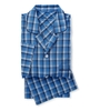 Blue Check Cotton Pyjamas L