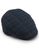 Blue Check Flat Cap XL