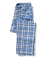 Blue Checked Lounge Pants L