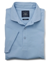 Blue Cotton Piqué Slim Fit Polo Shirt XXL