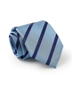 Blue Navy Narrow Stripe Silk Tie