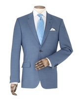 Bright Blue Tailored Suit Jacket 42" Regular