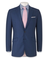 Bright Navy Tailored Business Suit Jacket 40" Long
