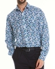 Floral Print Linen-Blend Shirt XXXL Standard