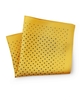 Gold Irregular Spot Silk Pocket Square