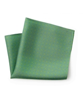 Green Blue Circle Print Silk Pocket Square