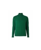 Green Lambswool-Blend Cable Knit Jumper S