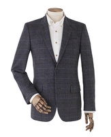 Grey Check Tweed Jacket 42" Regular