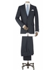 Grey Check Wool-Blend Tailored Suit