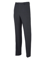 Grey Check Wool-Blend Tailored Suit Trousers 42" 32"